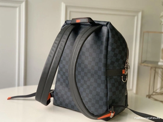 FS CHEAP Vuitton COBALT BACKPACK Louis DISCOVERY PM DAMIER RACE 0723